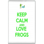Keep Calm and Love Frogs - Jumbo Fridge Magnet