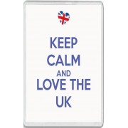 Keep Calm and Love the UK - Jumbo Fridge Magnet