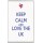 Keep Calm and Love the UK - Jumbo Fridge Magnet