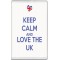 Keep Calm and Love the UK - Jumbo Fridge Magnet