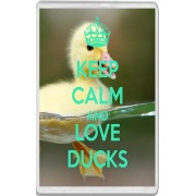 Keep Calm and Love Ducks - Jumbo Fridge Magnet