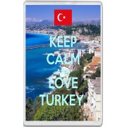 Keep Calm and Love Turkey - Jumbo Fridge Magnet