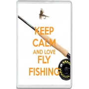 Keep Calm and Love Fly Fishing - Jumbo Fridge Magnet