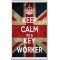 Keep Calm I'm a Key Worker - Jumbo Fridge Magnet