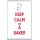 Keep Calm I'm a Baker - Jumbo Fridge Magnet