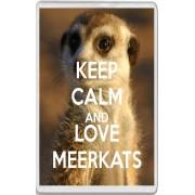 Keep Calm and Love Meerkats - Jumbo Fridge Magnet