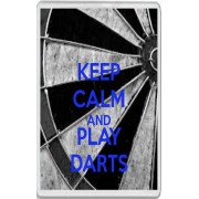 Keep Calm and Play Darts - Jumbo Fridge Magnet
