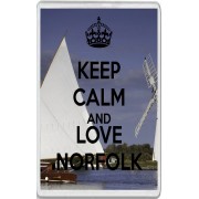Keep Calm and Love Norfolk - Jumbo Fridge Magnet