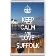 Keep Calm and Love Suffolk - Jumbo Fridge Magnet