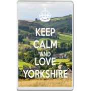 Keep Calm and Love Yorkshire - Jumbo Fridge Magnet