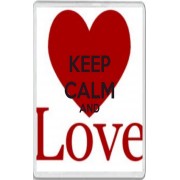 Keep Calm and Love - Jumbo Fridge Magnet
