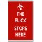 The Buck Stops Here - Jumbo Fridge Magnet
