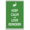 Keep Calm and Love Reindeer - Jumbo Fridge Magnet
