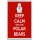 Keep Calm and Love Polar Bears - Jumbo Fridge Magnet