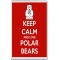 Keep Calm and Love Polar Bears - Jumbo Fridge Magnet