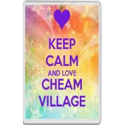 Keep Calm and Love Cheam Village - Jumbo Fridge Magnet