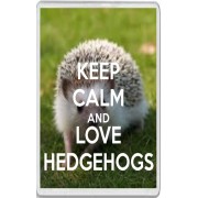 Keep Calm and Love Hedgehogs - Jumbo Fridge Magnet