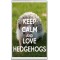 Keep Calm and Love Hedgehogs - Jumbo Fridge Magnet