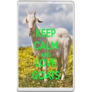 Keep Calm and Love Goats - Jumbo Fridge Magnet