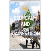 Keep Calm and Love Staines upon Thames - Jumbo Fridge Magnet