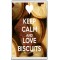 Keep Calm and Love Biscuits - Jumbo Fridge Magnet