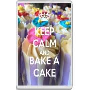 Keep Calm and Bake a Cake - Jumbo Fridge Magnet