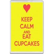 Keep Calm and Eat Cupcakes - Jumbo Fridge Magnet