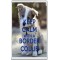 Keep Calm with a Border Collie - Jumbo Fridge Magnet