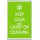 Keep Calm and Carry On Coaching - Jumbo Fridge Magnet