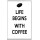 Life Begins with Coffee - Jumbo Fridge Magnet