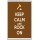 Keep Calm and Rock On - Jumbo Fridge Magnet