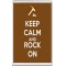 Keep Calm and Rock On - Jumbo Fridge Magnet