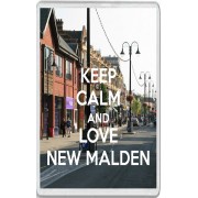 Keep Calm and Love New Malden - Jumbo Fridge Magnet