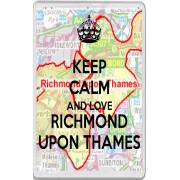 Keep Calm and Love Richmond upon Thames - Jumbo Fridge Magnet