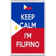 Keep Calm I'm Filipino - Jumbo Fridge Magnet