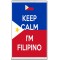 Keep Calm I'm Filipino - Jumbo Fridge Magnet
