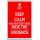 Keep Calm and for God's Sake Hide the Evidence - Jumbo Fridge Magnet