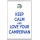 Keep Calm and Love Your Campervan - Jumbo Fridge Magnet