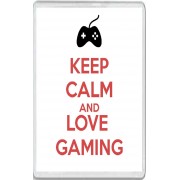 Keep Calm and Love Gaming - Jumbo Fridge Magnet