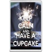 Keep Calm and have a Cupcake - Jumbo Fridge Magnet