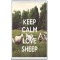 Keep Calm and Love Sheep - Jumbo Fridge Magnet