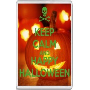 Keep Calm and Happy Halloween - Jumbo Fridge Magnet