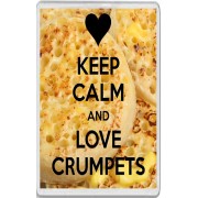 Keep Calm and Love Crumpets - Jumbo Fridge Magnet