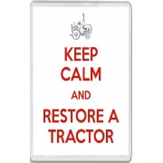 Keep Calm and Restore a Tractor - Jumbo Fridge Magnet