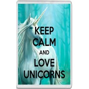 Keep Calm and Love Unicorns - Jumbo Fridge Magnet
