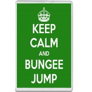 Keep Calm and Bungee Jump - Jumbo Fridge Magnet