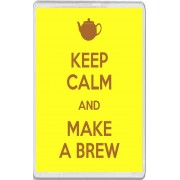 Keep Calm and Make a Brew - Jumbo Fridge Magnet