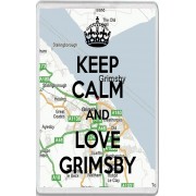 Keep Calm and Love Grimsby - Jumbo Fridge Magnet