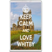 Keep Calm and Love Whitby - Jumbo Fridge Magnet