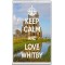 Keep Calm and Love Whitby - Jumbo Fridge Magnet